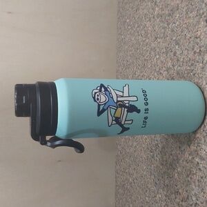 Life is good teal 24 Oz